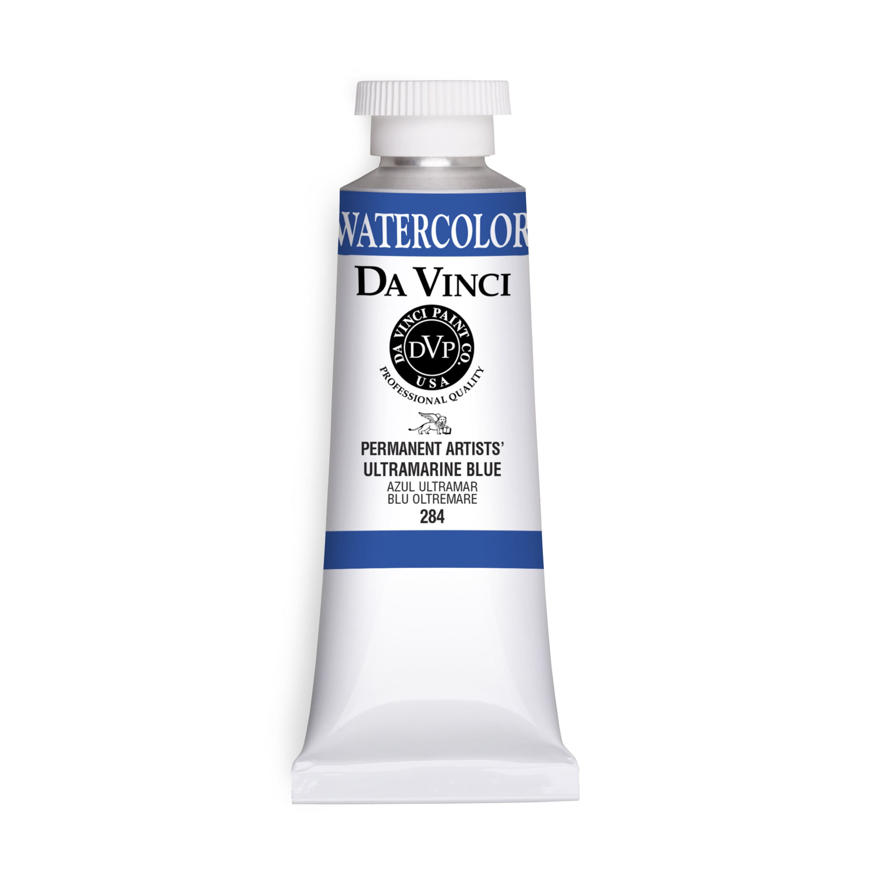 Da Vinci Paints Professional Watercolor, 37ml Tube, Ultramarine Blue