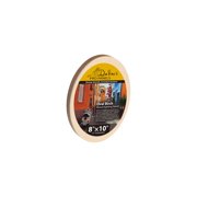 Da Vinci Pro Birch Wood Oval Panel 3/4" Deep   8x10" - Fine Textured, Warp Resistant, Lightweight & Rigid Oblong Panel   Perfect for Mounting Sanded Pastel or Watercolor Paper, Linen or Canvas