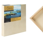 Da Vinci Pro Birch Wood Panel 2-1/2" Deep   30x30" 2-Pack - Fine Textured, Warp Resistant, Lightweight & Rigid   Perfect for Mounting Sanded Pastel or Watercolor Paper, Linen or Canvas