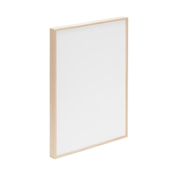 Da Vinci Pro Liquid Art Multi-Media Panel 6x6", 3/4" Deep Gesso Board with Natural Wood Frame, Raised Lip Wood Canvas Panel Ideal for Artists Using High Flow Acrylics and Alcohol-Based Dyes