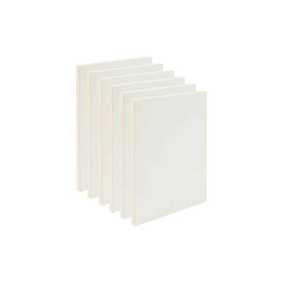 Da Vinci Pro Resist-Grip Coarse Textured Gesso Board, 8x10" - 6 Pack, 3/4" Depth Art Boards for Painting, White Acrylic Polymer with Quartz Sand, Warp-Resistant Cradled and Sealed MDF Panel