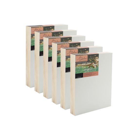 Da Vinci Pro Ultra Smooth Gesso Panels 2"" Panel (Single) 5x7"" - 6 Pack