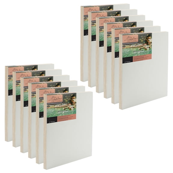 Da Vinci Pro Ultra Smooth Gesso Panels 3/4"" Panel (Single) 3x3"" - 12 Pack