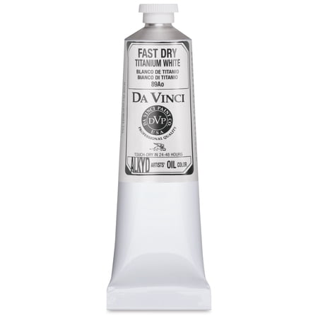 Da Vinci Professional Fast-Dry Alkyds - Titanium White, 150 ml Tube