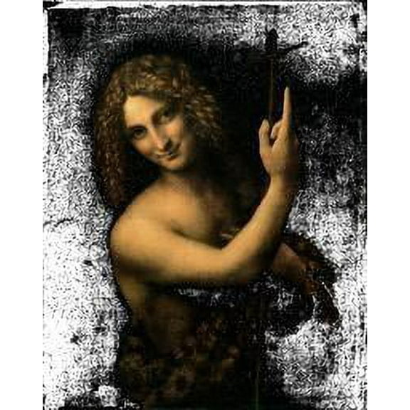 Da Vinci "St. John the Baptist" (1513) Glossy Poster
