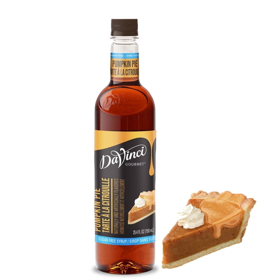 DaVinci Gourmet Sugar-Free Pumpkin Pie Syrup, 25.4 Fluid Ounces (Pack of 1)