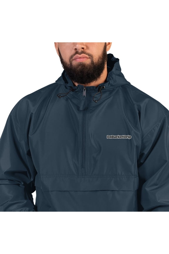 /Embroidered Champion Packable Jacket