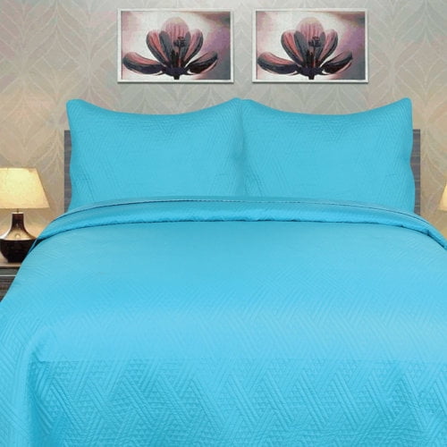 DaDa Bedding Gentle Wave 3 Piece Coverlet Set