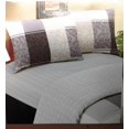 thumbnail image 1 of DaDa Bedding Jacquard Grey Floral Paisley Fitted Sheet & Pillow Case Set - Full - 3-Pieces, 1 of 5