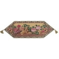 thumbnail image 1 of DaDa Bedding Romantic Parade of Fruit & Roses Floral Tapestry Table Runner (14426), 1 of 1