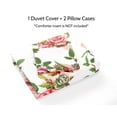 thumbnail image 1 of DaDa Bedding Romantic Roses Lovely Spring Pink Floral Duvet Cover Set w/ Pillow Cases (JHW-879), 1 of 8