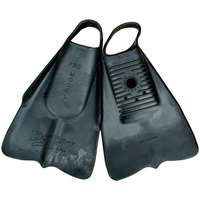 DaFiN Pro Classic Black Swim Fins for Bodyboarding Lifeguards and