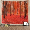 thumbnail image 1 of DaShan Fall Forest Tapestry Wall Hanging,Red Maple Tapestries for Dorm Living Room Bedroom Decor 50x60 Inches, 1 of 6