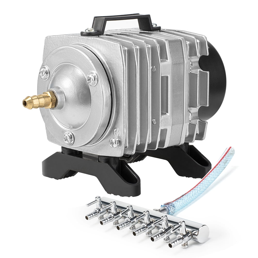 DaToo Aquarium Air Pump 18W 602 GPH 38L/min 6 Outlets Commercial Air Pumps For Fish Tank Hydroponic Systems Pond