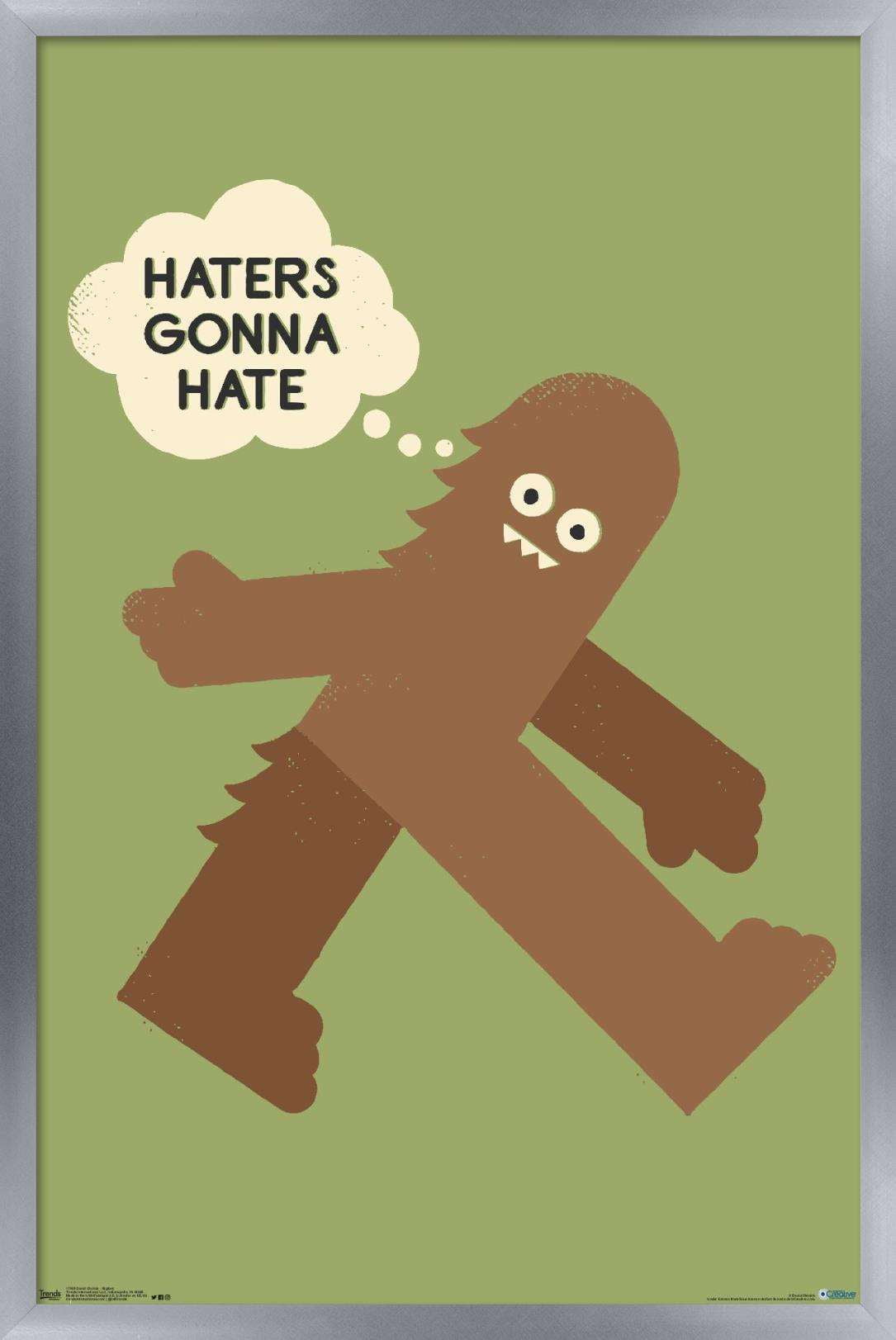 DaVid Olenick - Bigfoot Wall Poster, 14.725" x 22.375", Framed