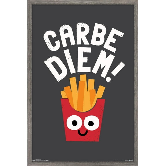 DaVid Olenick - Carbs Wall Poster, 14.725" x 22.375", Framed