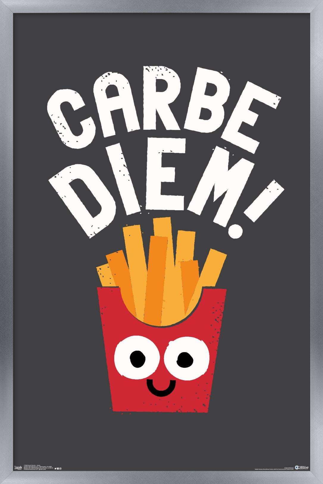 DaVid Olenick - Carbs Wall Poster, 14.725" x 22.375", Framed