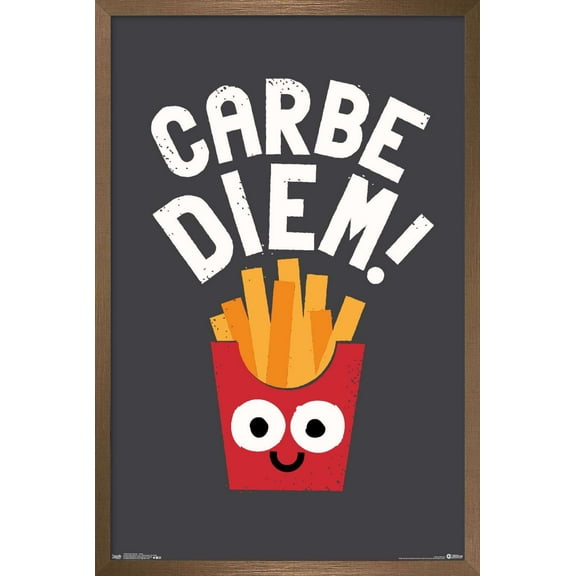 DaVid Olenick - Carbs Wall Poster, 22.375" x 34", Framed