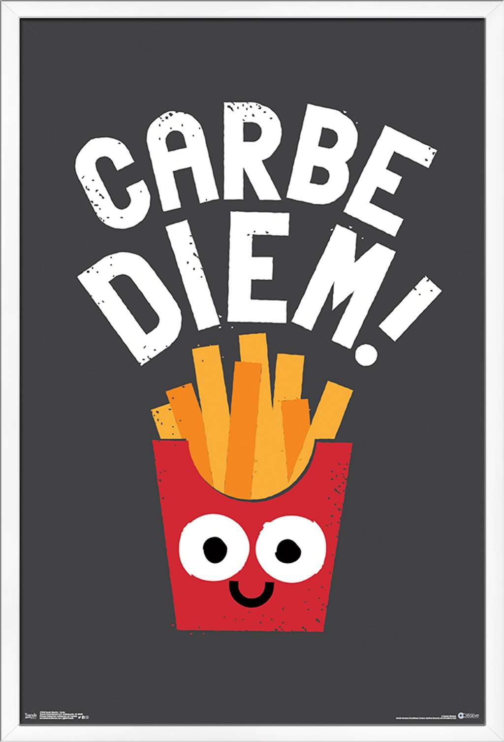 DaVid Olenick - Carbs Wall Poster, 22.375" x 34", Framed
