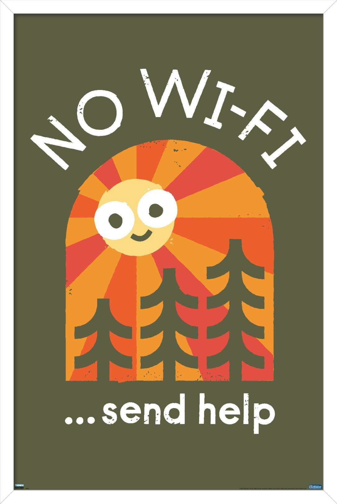 DaVid Olenick - Distress Signal Wall Poster, 14.725" x 22.375", Framed
