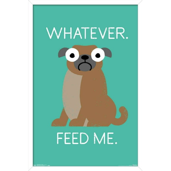 DaVid Olenick - Feed Me Wall Poster, 14.725" x 22.375", Framed