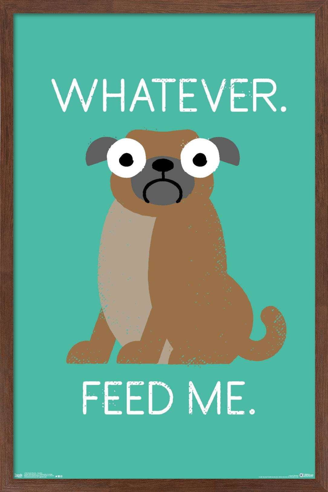 DaVid Olenick - Feed Me Wall Poster, 14.725" x 22.375", Framed
