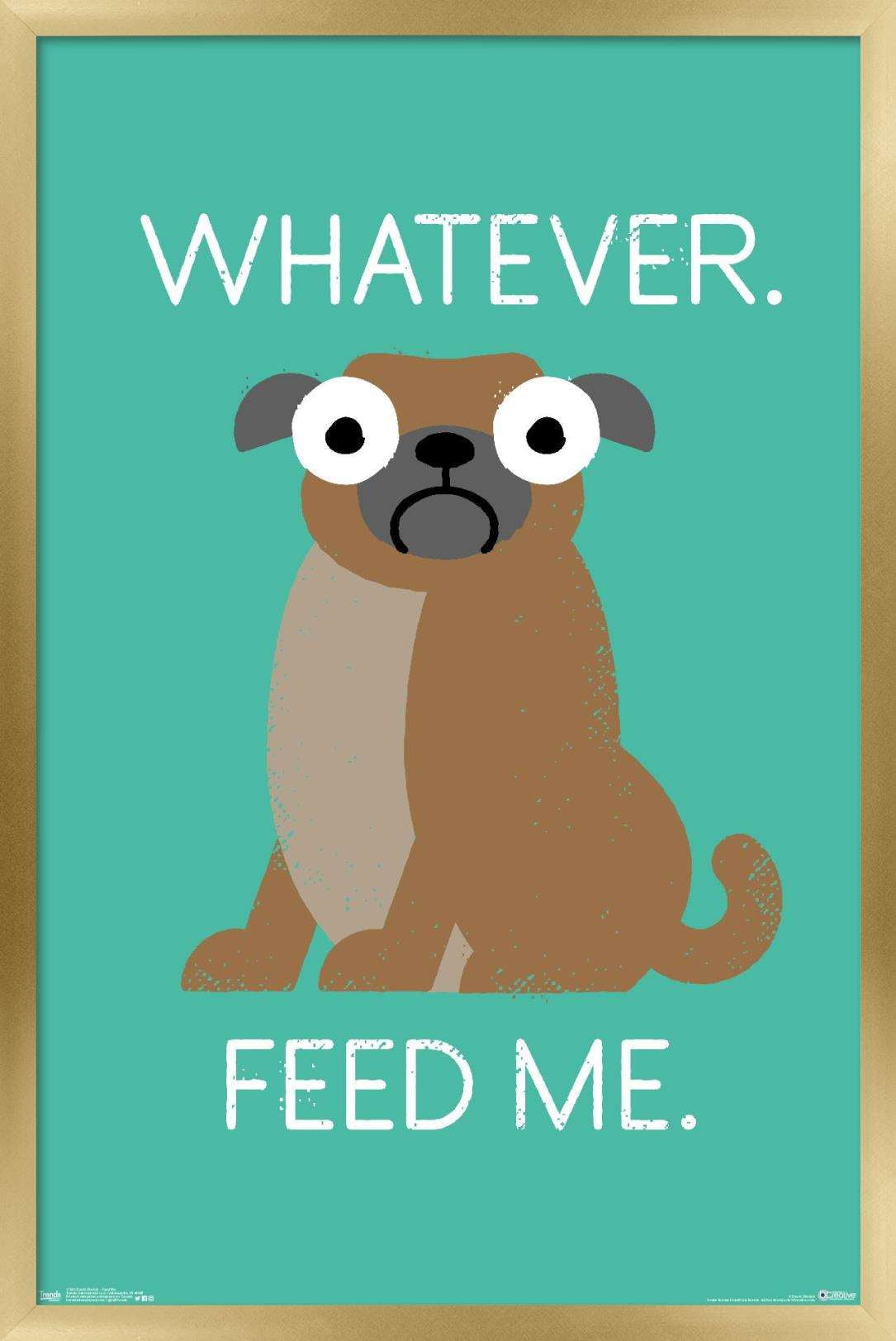 DaVid Olenick - Feed Me Wall Poster, 14.725" x 22.375", Framed