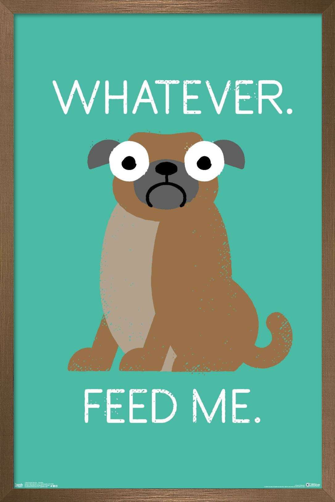 DaVid Olenick - Feed Me Wall Poster, 14.725" x 22.375", Framed