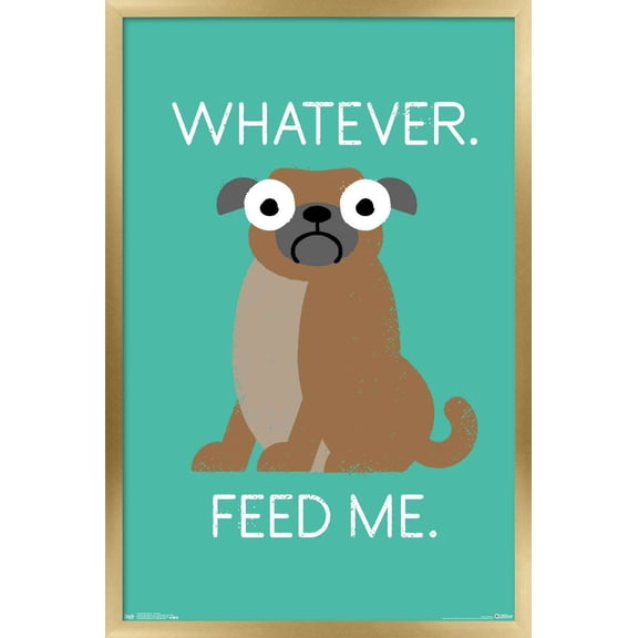DaVid Olenick - Feed Me Wall Poster, 22.375" x 34", Framed