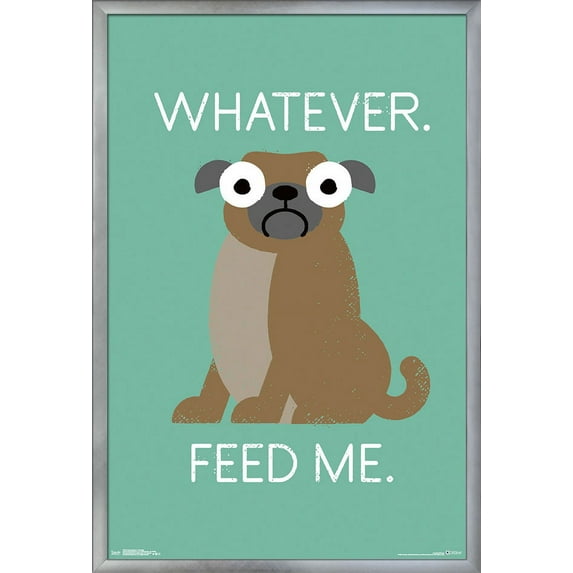 DaVid Olenick - Feed Me Wall Poster, 22.375" x 34", Framed