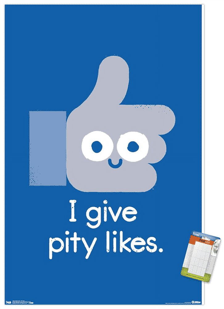 DaVid Olenick - I Give Pity Likes Wall Poster, 22.375" x 34"