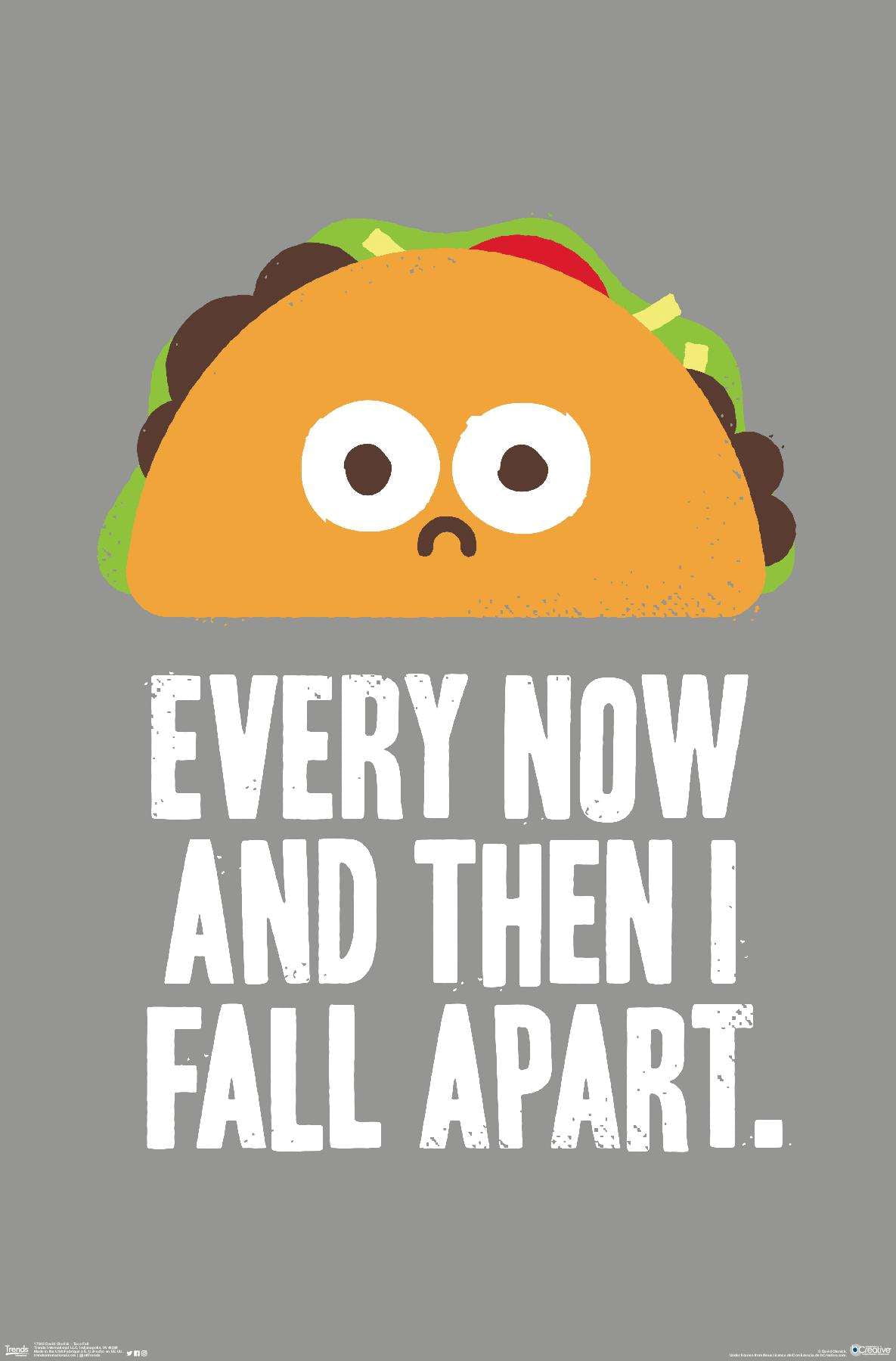 DaVid Olenick - Taco Fail Wall Poster, 14.725" x 22.375"