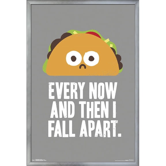 DaVid Olenick - Taco Fail Wall Poster, 22.375" x 34", Framed