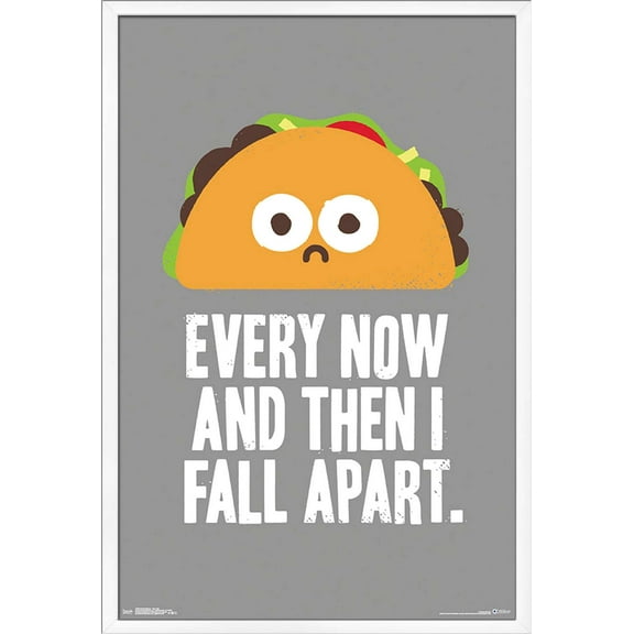 DaVid Olenick - Taco Fail Wall Poster, 22.375" x 34", Framed