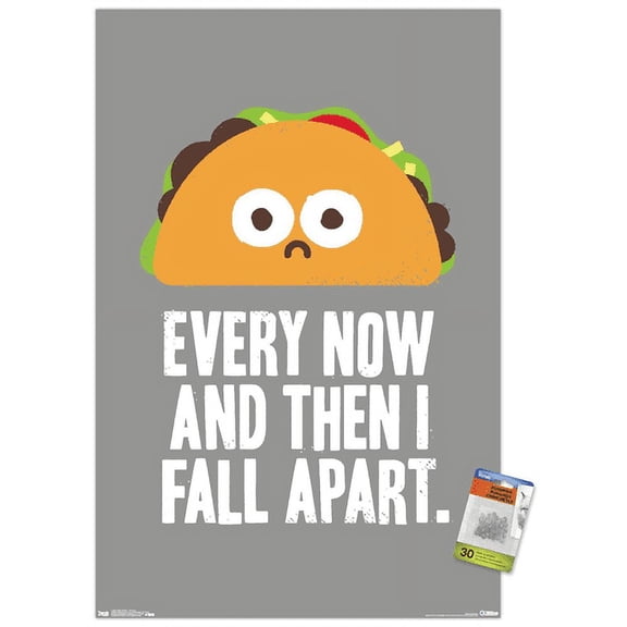DaVid Olenick - Taco Fail Wall Poster with Push Pins, 22.375" x 34"