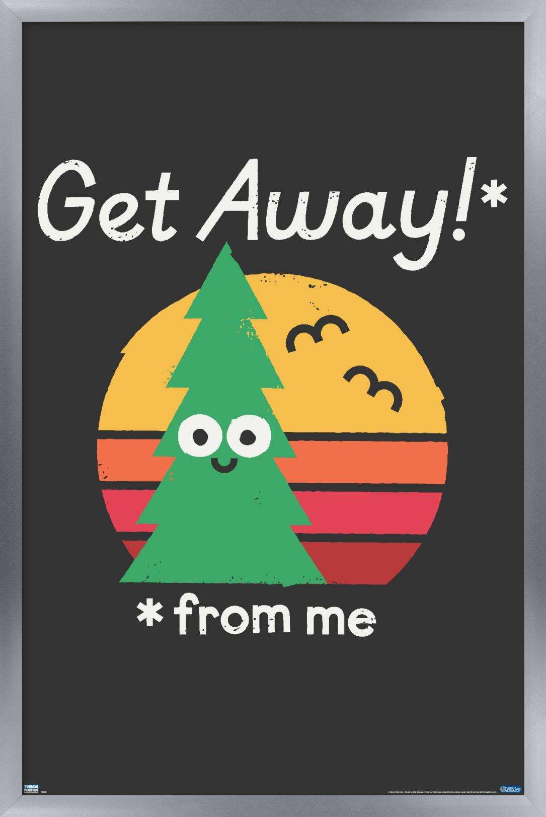 DaVid Olenick - Take a Hike Wall Poster, 22.375" x 34", Framed
