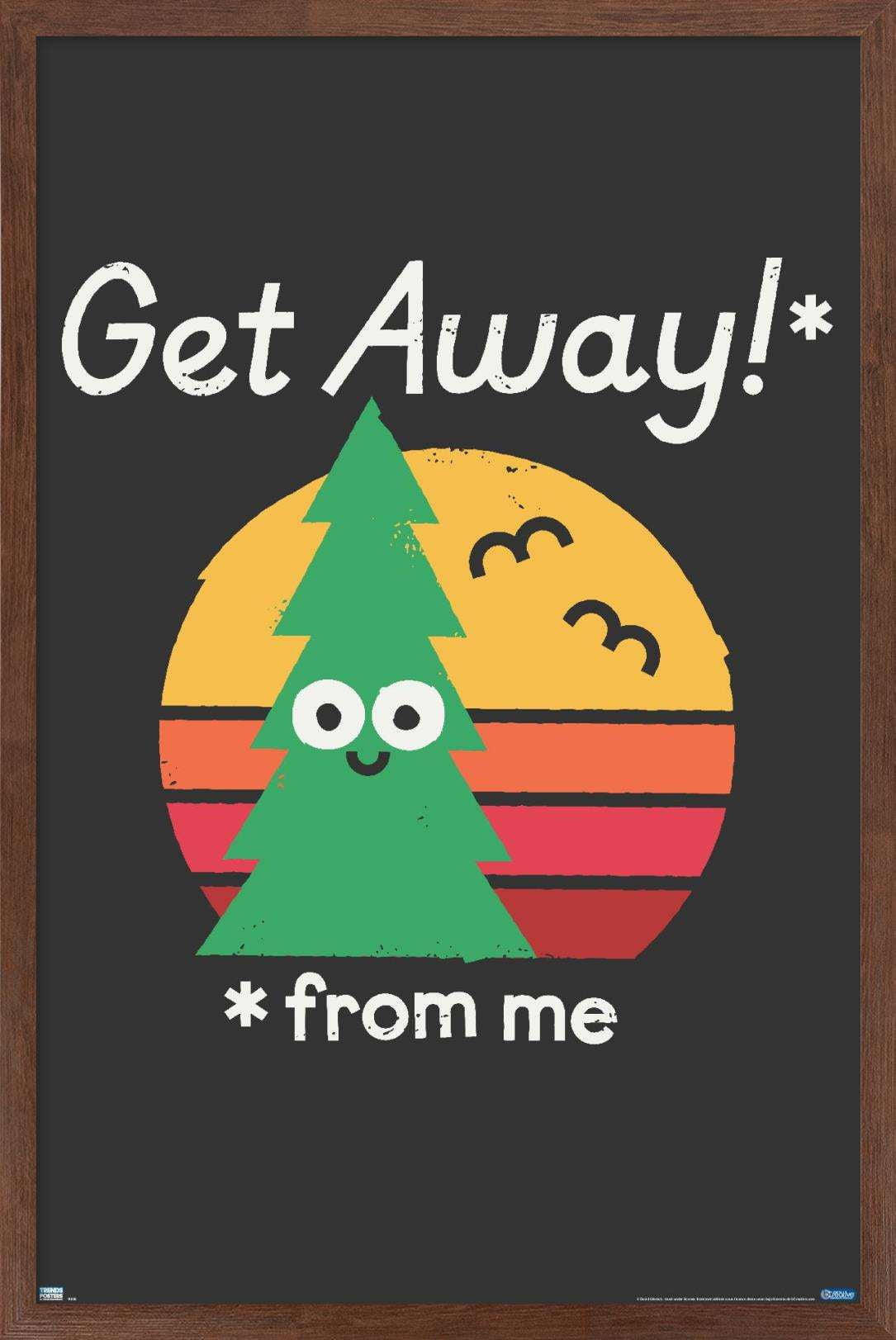 DaVid Olenick - Take a Hike Wall Poster, 22.375" x 34", Framed