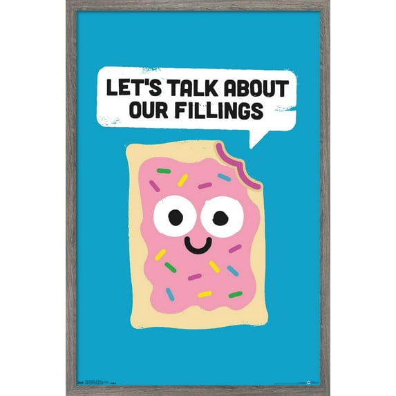 DaVid Olenick - Talk About It Wall Poster, 14.725" x 22.375", Framed