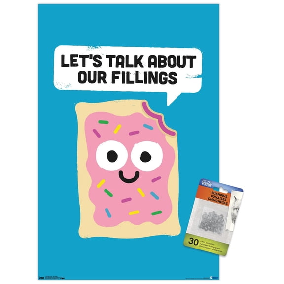 DaVid Olenick - Talk About It Wall Poster with Push Pins, 14.725" x 22.375"