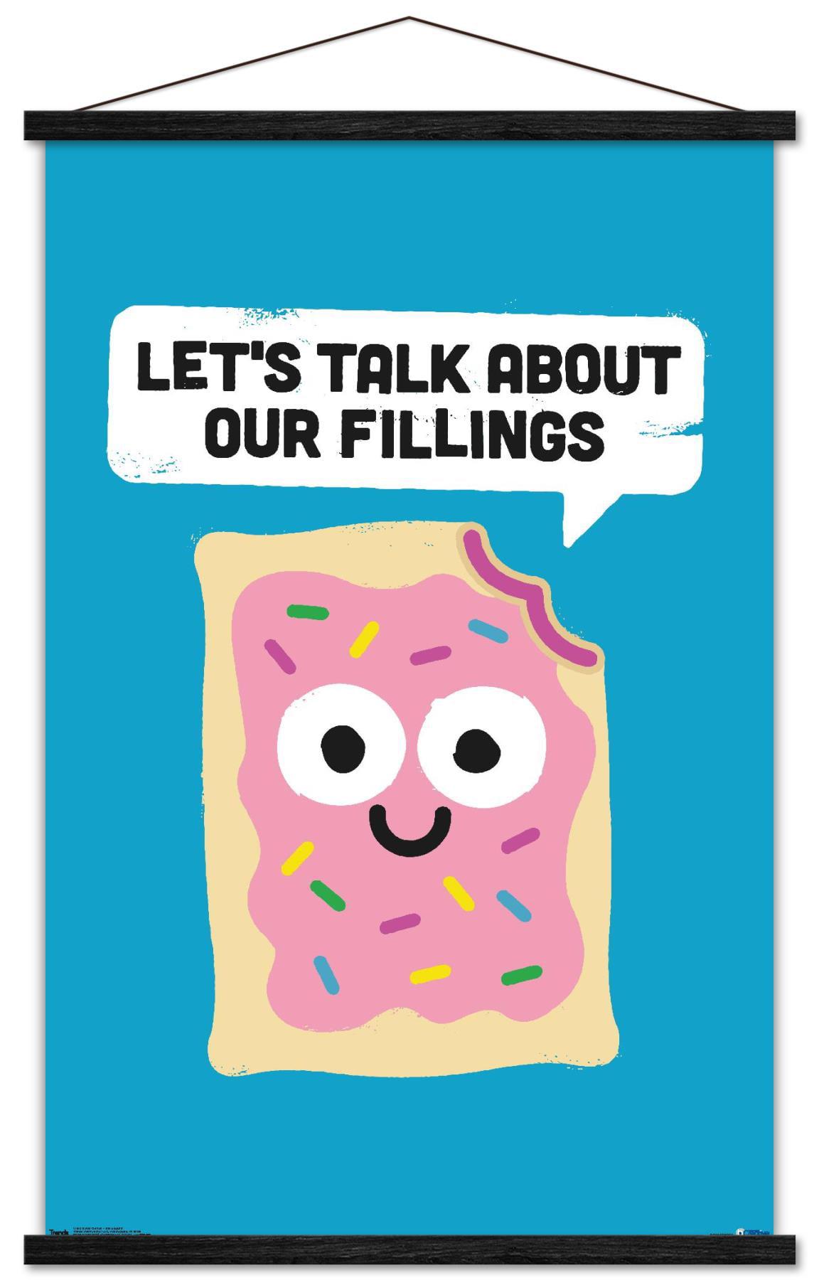 DaVid Olenick - Talk About It Wall Poster with Wooden Magnetic Frame, 22.375" x 34"