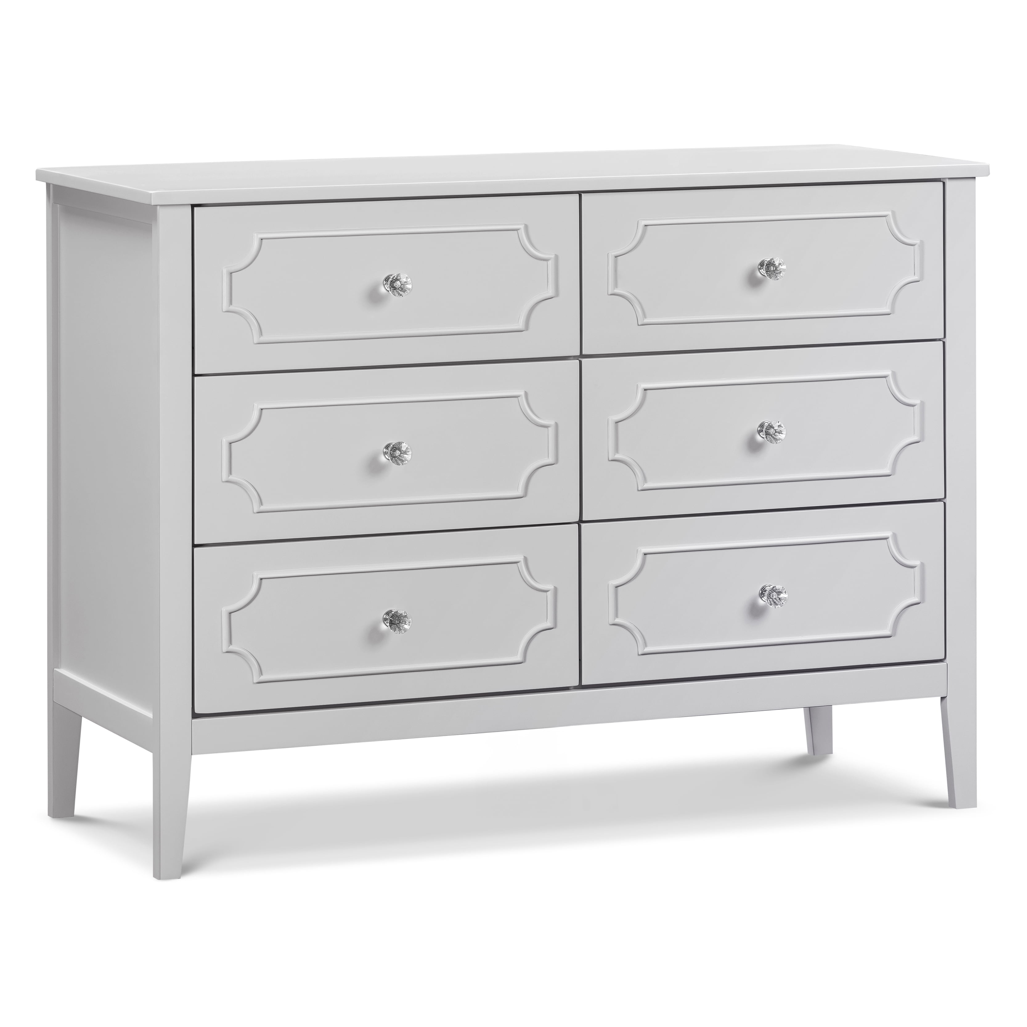 DaVinci 6-Drawer Child Dresser, Pine Fog Gray - Walmart.com