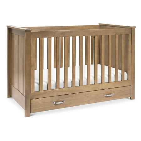 DaVinci Asher 3-in-1 Convertible Crib with Toddler Bed Conversion Kit - Hazelnut