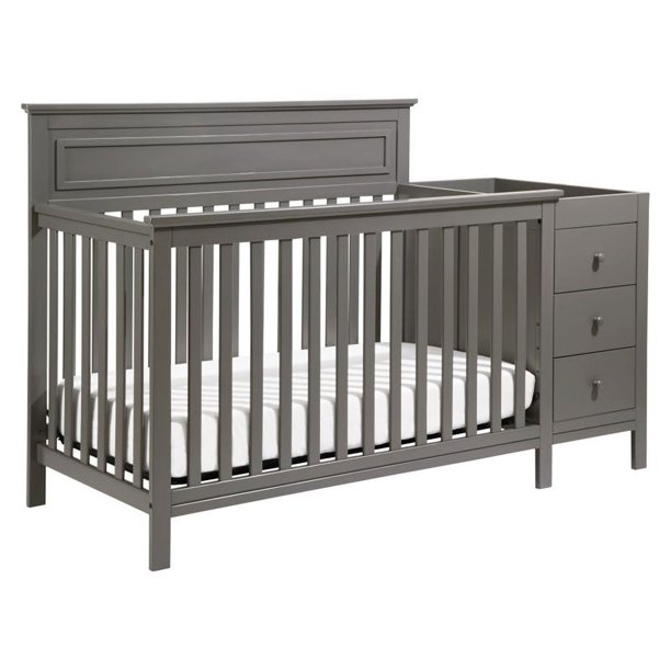 DaVinci Autumn 4 in 1 Crib and Changer Combo in Slate