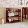 thumbnail image 1 of DaVinci Baby Jenny Lind Changing Table with 1" Waterproof Pad, Rich Cherry Finish, 1 of 7