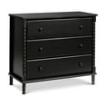 thumbnail image 1 of DaVinci Baby Jenny Lind Spindle 3 - Drawer Dresser in Ebony Black, 1 of 6