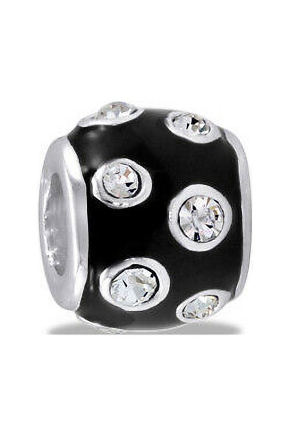 DaVinci Black CZ Dots Bead