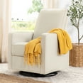 thumbnail image 1 of DaVinci Casey Pillowback Swivel Glider in Natural Oat, 1 of 8