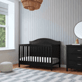 thumbnail image 1 of DaVinci Charlie 4-in-1 Convertible Crib, Greenguard Gold Certified, Ebony, 1 of 7
