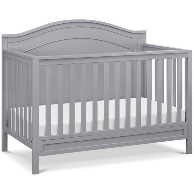 DaVinci Charlie 4 in 1 Convertible Wood Crib in Gray
