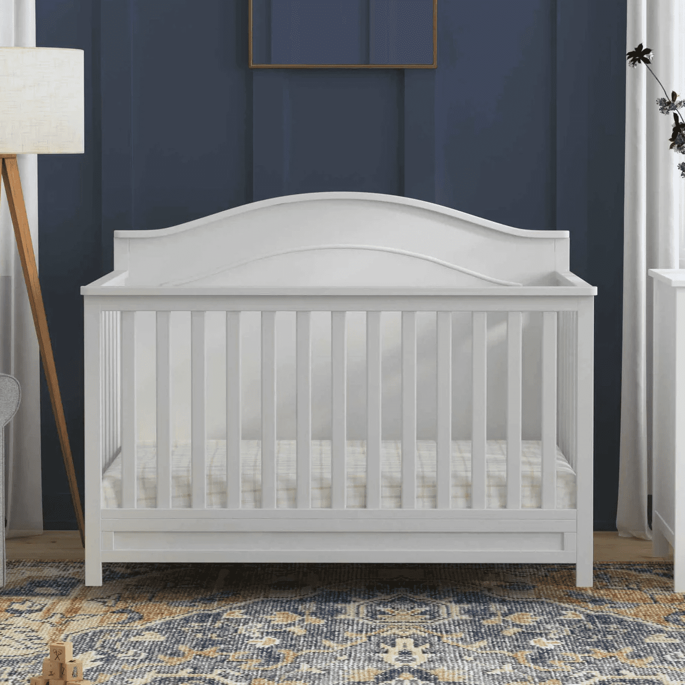 DaVinci Charlie 4 in 1 Wood Convertible Crib in White